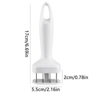 Aiguille d'attendrisseur de viande à rebond automatique 24 aiguilles en acier inoxydable pointe d'aiguille attendrisseur de viande marteau fond carré - Product Image 6