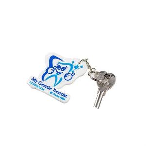 New China <b>Cheap</b> Customized Keychain Promotional Gifts Items with logo Dental Giveaways Custom Tooth Shape Key <b>Chain</b> - Product Image 1