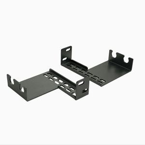 Services de fabrication : Support métallique sur mesure en forme de U, en tôle, avec revêtement en poudre, fixation fixe pour équipement industriel - Product Image 1