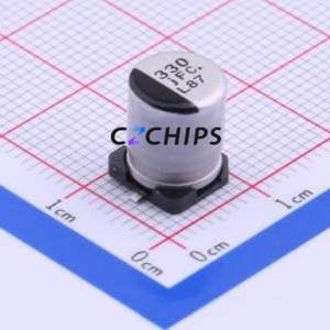 Condensador Electrolítico de Aluminio SMD EEEF0J331AP, D8xL10.2mm 330uF 20% 6.3V 337.5mA-120Hz - Product Image 1