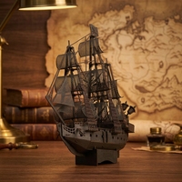 Rompecabezas de Papel 3D de Barco Pirata, Exquisito, de la Fábrica CUPUZ, Juguetes Educativos y Juegos
