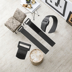 Cinghie elastiche con gancio e passante in Nylon 100% ecologiche allacciate con fibbia per borse - Product Image 3