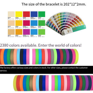 Pulseras de Silicona Personalizadas 2026, Crea tus Propias Pulseras de Goma de 12mm, Ecológicas, con Mensaje y Logotipo Impresos, Alta Promocionalidad - Product Image 5