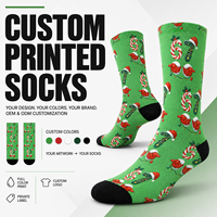 Chaussettes de sport personnalisées pour adultes - Chaussettes respirantes sans coutures, à séchage rapide, absorbant la transpiration, résistantes aux déchirures en polyester/nylon/coton/bambou