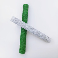 Grillage soudé galvanisé enduit de PVC 1/2 po, calibre 19, pour clôture de ferme, protection de poulaillers, volailles et animaux de jardin, tissage simple, haute résistance