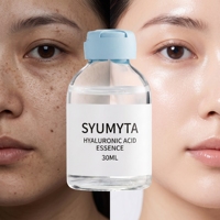Sérum facial liquide OEM personnalisé à base de squalane biologique, d'aloe vera et de nicotinamide pour une réparation profonde et une hydratation intense de la peau