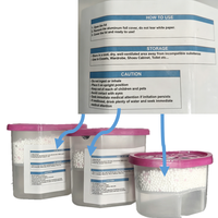 Boîte de déshumidification domestique OEM, contrôle de l'humidité, déshumidificateur anti-moisissure Sakura, chlorure de calcium jetable pour armoires et bureaux