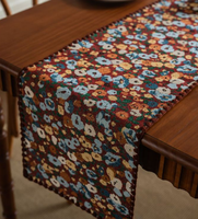 Chemin de table en macramé floral vintage style campagnard - Polyester/Coton lavable et durable, élégance minimaliste pour la décoration de la maison et de mariage