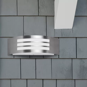 Lámpara de Pared Exterior <span class=keywords><strong>KANGHUI</strong></span> Moderna de Acero Inoxidable Pulido, Resistente al Agua, con Difusor Transparente de PC, CRI 50, para Jardín y Porche, E27 - Product Image 6