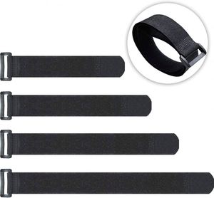 Cintas Decorativas Autoadhesivas Ecológicas Personalizables (200 Piezas), Correas de Nylon Reutilizables para Sujetar Cables, Gancho de Nylon - Product Image 2