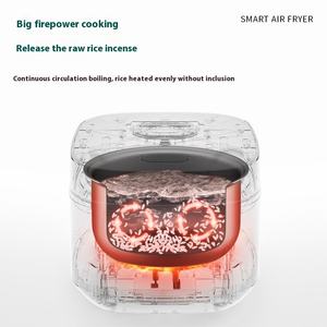 Fornello di riso elettrico intelligente da 5l in acciaio inossidabile con grande capacità di prenotazione pentola da cucina uso domestico esportazione del commercio estero - Product Image 3