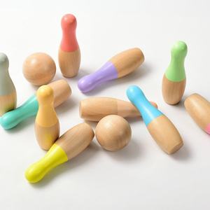 10 PCS Miniature Wooden Large <strong>Bowling</strong> Pins Unfinished Throwing Game Set for <strong>Kids</strong> Alley Outdoor <strong>Tools</strong> - Product Image 3