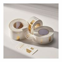 Hot Sell Business Card Feuille d'or Kiss Cut Sticker Sheet Printing