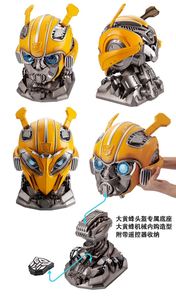 Costumes <span class=keywords><strong>de</strong></span> Cosplay <span class=keywords><strong>Bumblebee</strong></span> attrayants avec couvre-visage en PVC Cadeaux d'Halloween parfaits pour les fêtes et les festivals d'enfants - Product Image 6