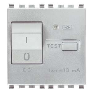 Interruttore Differenziale MTDiff 1P+N C6 10mA per Sicurezza Elettrica - Product Image 1