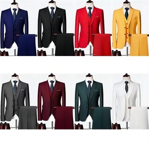 Nouveau <span class=keywords><strong>costume</strong></span> <span class=keywords><strong>homme</strong></span> amincissant décontracté multicolore pour affaires, noir, pour banquets, mariages et occasions importantes - Product Image 6