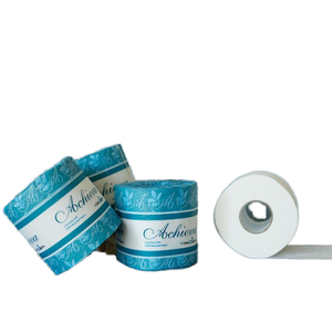 Factory Bulk 2-lagiges biologisch abbaubares Badezimmer-Seidenpapier Umwelt freundliche spülbare Toiletten papierrolle für den Heimgebrauch Kostenlose Probe erhältlich - Product Image 3