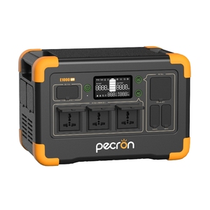 Station d'alimentation portable rechargeable PECRON E1000LFP 1800W à onde sinusoïdale pure avec MPPT, lampe de poche, chargeur de voiture, pour camping et usage domestique de secours - Product Image 3