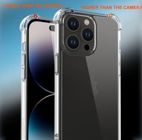 Étui mobile pour iPhones 15 Pro Max Étuis mobiles anti-chocs pour iPhone 13 12 11 XS Anti-jaunissement