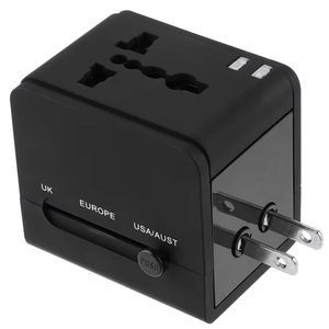 Phổ sạc du lịch chúng tôi EU Anh AU 1 <span class=keywords><strong>USB</strong></span> và 1 Type-C 2.4A max tường cắm <span class=keywords><strong>Adapter</strong></span> - Product Image 3