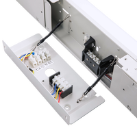 PC diffuseur double tube fer support LED luminaire linéaire haute lumen led latte luminaire