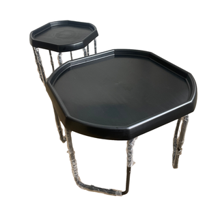 Plateau Montessori pour enfants, jeu sensoriel moderne avec support réglable pour les jeux de mélange et de création en extérieur dans le jardin - Product Image 4