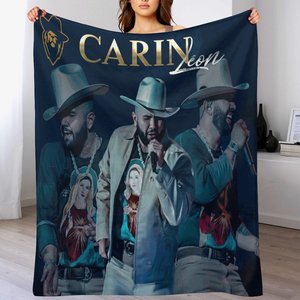 Venta caliente <span class=keywords><strong>Karol</strong></span> <span class=keywords><strong>G</strong></span> Manta Personalizada Super suave Poliéster Carin Leon Franela Manta polar mantas de cuatro estaciones - Product Image 1