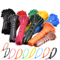 Bridas de nailon 66 TianBai con logo personalizado, accesorios de gestión de cables autoblocantes, certificación CE ROHS REACH, -40~+120, a granel