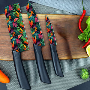 Nouveautés Ensemble de couteaux de chef en céramique 2 ensembles Collectionneurs Passionnés Manche en plastique Meilleure vente Livraison rapide Dropshipping - Product Image 4