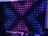 Le contrôle visuel de rideau en toile de fond de l'usine 3In1 RVB a mené la vision d'étoile pour la partie d'étape