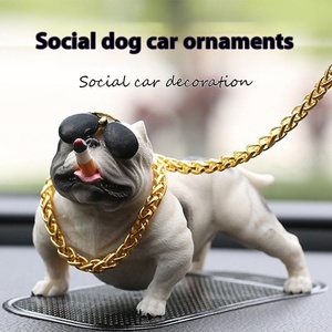 Accesorios para Autos con Diseño de Perros <span class=keywords><strong>American</strong></span> <span class=keywords><strong>Bully</strong></span>, Decoración de Cuero PU con Resina Protectora para Interiores - Product Image 2