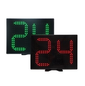 Xách tay 8 inch <span class=keywords><strong>LED</strong></span> kỹ thuật số 24S bắn đồng hồ trong Nhà trò chơi bóng rổ đồng hồ đếm ngược với màu đỏ màu xanh lá cây chữ số hiển thị tùy chọn - Product Image 1