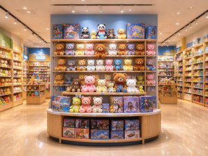 Conception d'intérieur personnalisée pour magasin de jouets, vitrine LED pour jouets, étagères pour boîtes mystères, aménagements de magasin de détail pour objets de collection - Product Image 2