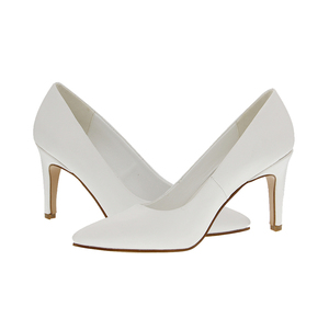 Nuovo Design bianco tacco alto punta a punta discoteca Sexy Stiletto pompe da <span class=keywords><strong>donna</strong></span> tacchi sottili abito tinta unita scarpe da <span class=keywords><strong>donna</strong></span> - Product Image 1