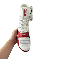 Chaussures de boxe design personnalisé chaussures de boxe légères pour hommes entraînement de combat avec double couture à l'aiguille