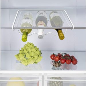 <span class=keywords><strong>Estante</strong></span> para vino-El <span class=keywords><strong>estante</strong></span> para botellas del refrigerador tiene capacidad para 3 botellas El soporte <span class=keywords><strong>universal</strong></span> para botellas se adapta a la mayoría de los refrigeradores - Product Image 4