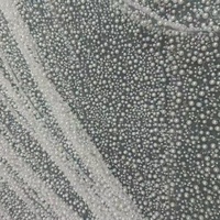 Tissu de dentelle brodé de perles et de sequins de luxe, tissu en tulle blanc pour robe de mariée avec perles