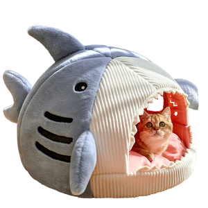 Enclosed Luxury Breathable Warm Portable Cat <b>Bed</b> Basket <b>Cushion</b> Pillow Mat Tent House - Product Image 1