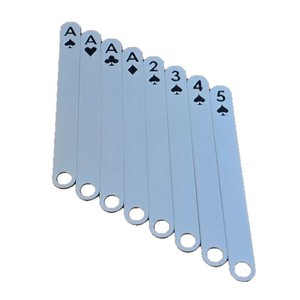 Bâtonnets <span class=keywords><strong>de</strong></span> <span class=keywords><strong>glace</strong></span> en plastique en forme <span class=keywords><strong>de</strong></span> cartes à jouer, bâtonnets <span class=keywords><strong>de</strong></span> poker, décoration imprimée en 3D - Product Image 5
