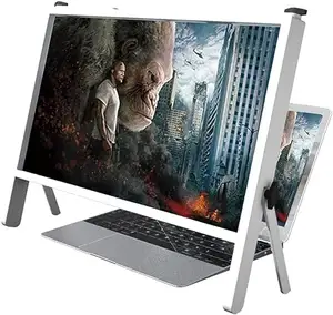 Lupa para laptop, ampliador portátil de 21 polegadas para computador, com ângulo ajustável, leitura de trabalho, trabalho de proximidade