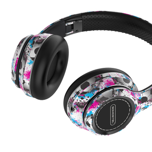 <span class=keywords><strong>Casque</strong></span> <span class=keywords><strong>de</strong></span> <span class=keywords><strong>jeu</strong></span> sans fil Somostel Cool Graffiti LED avec éclairage, basses profondes, écouteurs sportifs, Audifonos Inalambricos Auricular - Product Image 3
