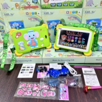 Tablet PC de 7 Pulgadas para Niños, 8 GB de RAM, 256 GB de Almacenamiento, Android 15, Resistente a Golpes y Agua, Tablet Educativa con 4G/3G/Wi-Fi