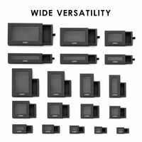 Boîte d'emballage personnalisée pour téléphone portable imprimé, produit électronique articulé, avec fenêtre transparente sur le devant