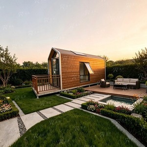 Compkex Villa Modulare Personalizzata 45m2, <span class=keywords><strong>Bungalow</strong></span> Prefabbricato 145m2 con 1 Soggiorno <span class=keywords><strong>e</strong></span> Bagno - Product Image 4