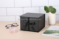 Boîte cadeau magnétique personnalisable avec impression dorée et offset, carton durable pour mariage et bijoux, recyclable