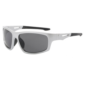 Lunettes de soleil de sport unisexes UV400 avec verres PC, type 3, protection solaire pour le cyclisme, la conduite et les activités de plein air, monture quadrilatère - Product Image 2