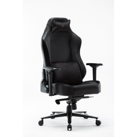 Chaise de bureau ergonomique en cuir pour le gaming, pivotante à 360°, hauteur réglable, accoudoirs 4D réglables, inclinable, soutien lombaire, massage