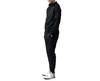 Nouvel Arrivage Ensemble de Survêtement Décontracté en Coton avec Fermeture Éclair pour Homme, Grande Taille, Personnalisable avec Logo, Vente en Gros, Tenue de Sport