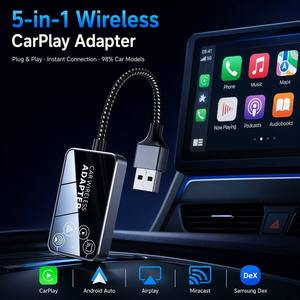 Adattatore Wireless CarPlay e Android Auto con Samsung Dex USB per WiFi - Compatibilità Universale, 1 Anno di Garanzia - Product Image 1