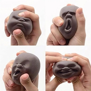 Funny Decompression Squishy <b>Ball</b> Face Expression Office Decompression Human Face Doll Novelty & Gag Toys Office Vent <b>Squeeze</b> Toy - Product Image 5